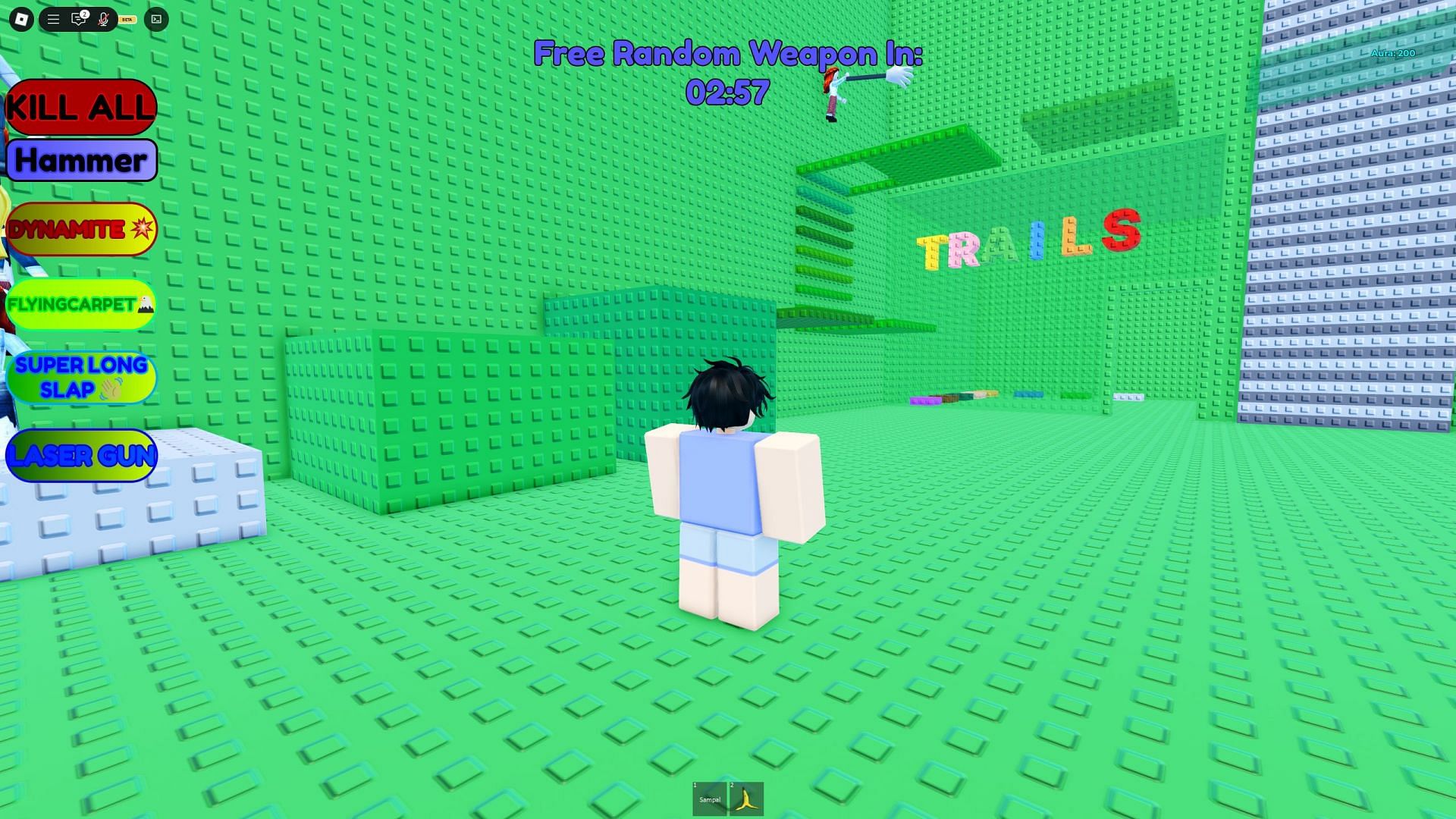 The main lobby in Tower of Ultimate Troller (Image via Roblox)
